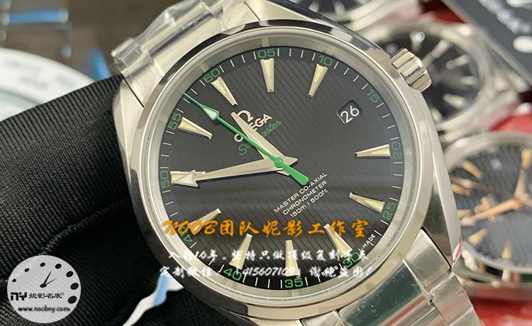 VS厂欧米茄海马150绿针款：复刻之巅，工艺细节鉴赏