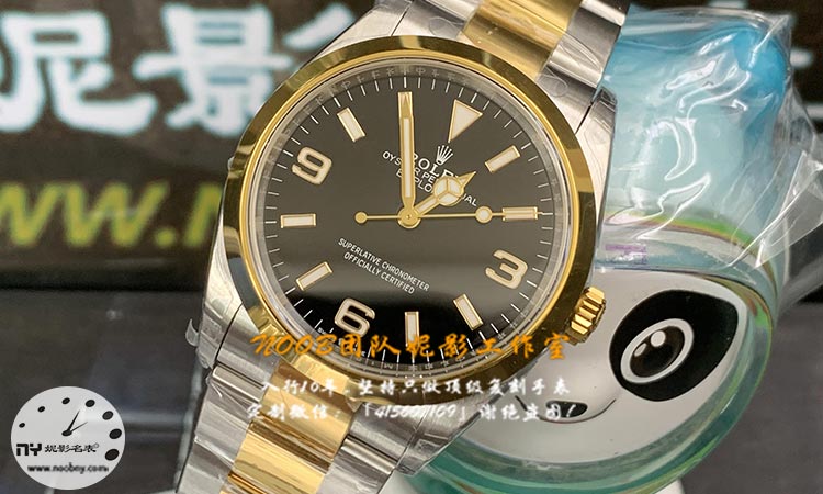 VS厂劳力士36尺寸间金探险家型M124273拆机测评：细节致胜，复刻典范