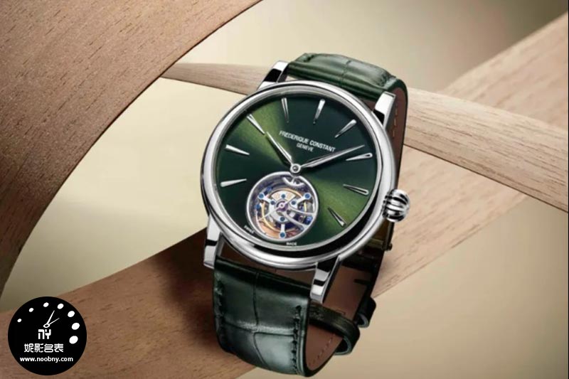 Frederique Constant Classic Tourbillon Manufacture 钢制绿色表盘陀飞轮腕表