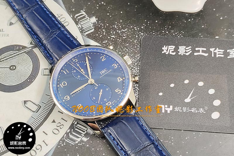 ZF厂万国葡计蓝面透底升级鳄鱼皮表带深度评测：复刻表的“原版级”逆袭