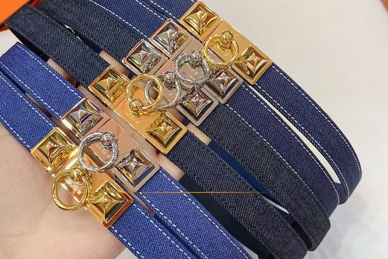 HERMES Kelly 18mm腰带深度测评：精钢五金与小牛皮的时尚碰撞